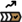 A black upward trending arrow above a black and gold chevron and check mark icon, suggesting progress or achievement—ideal for contact pages highlighting successful connections.